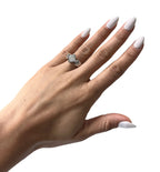 18KT White Gold 1.00ctw Diamond Ring