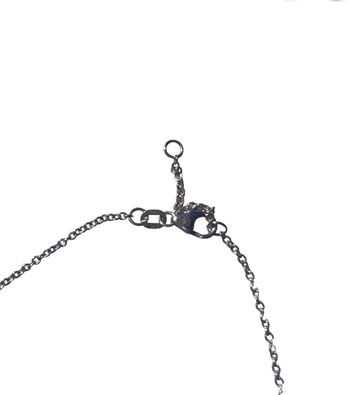 14kt White Gold .55 CTW Diamond Heart-Shaped Necklace