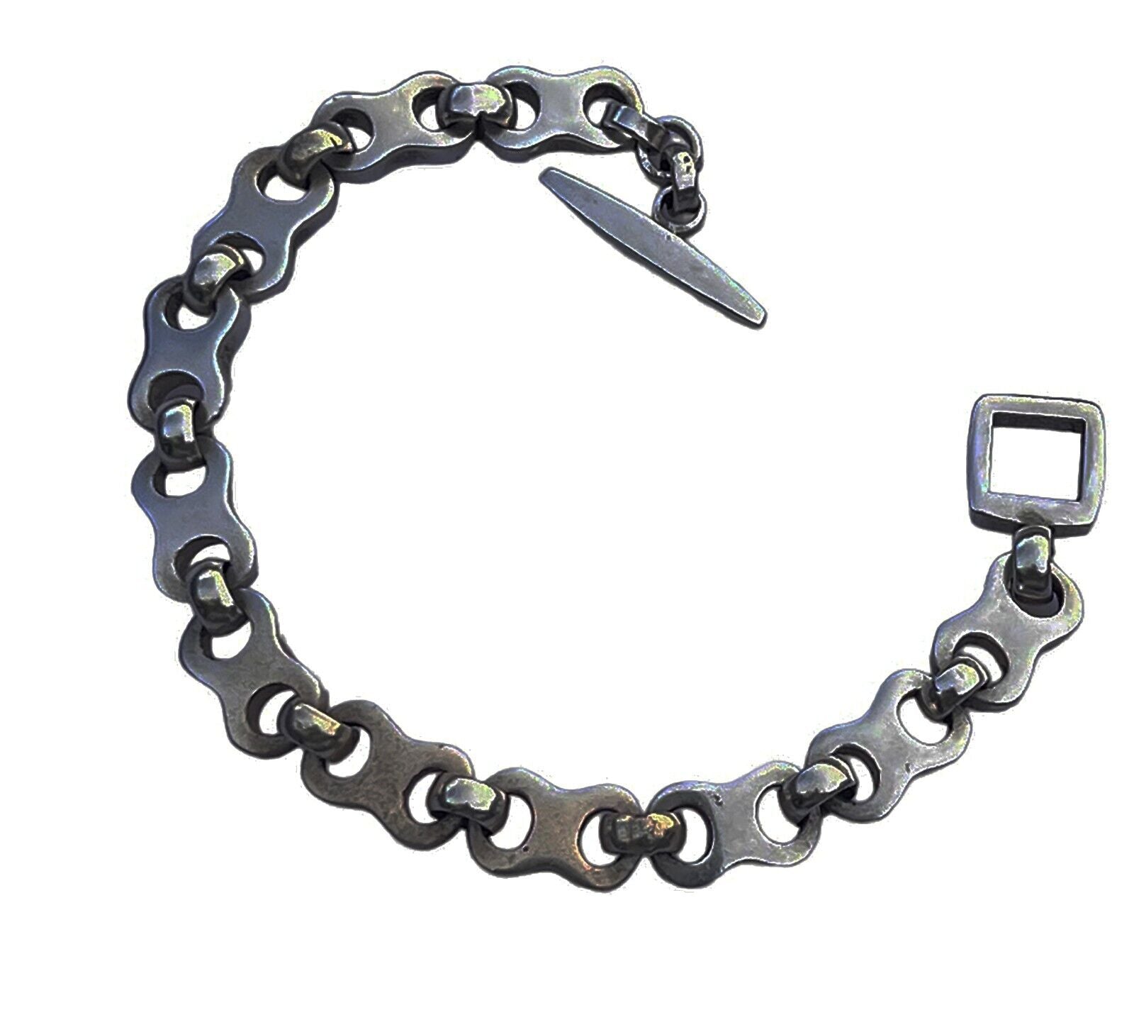 Vintage Sterling Silver Chain Bracelet Stamped Ersan