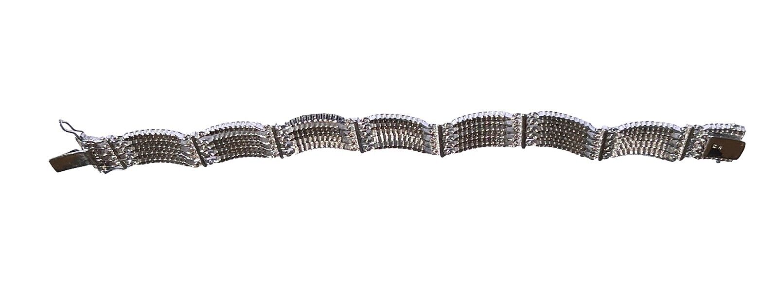 14k Gold Six Strand Diamond Bracelet