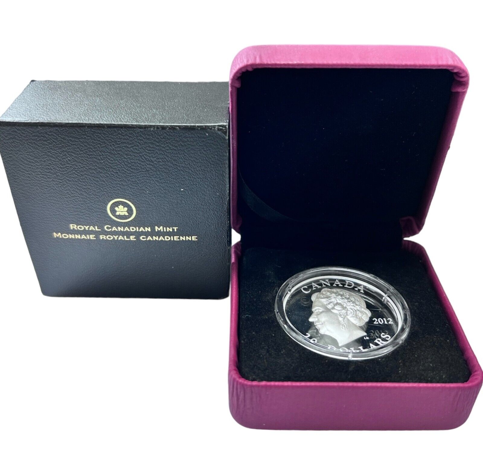 2012 20 Dollars Fine Silver Coin Queens Diamond Jubilee