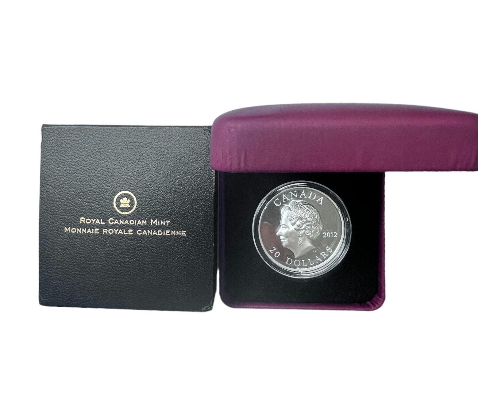 2012 20 Dollars Fine Silver Coin Queens Diamond Jubilee