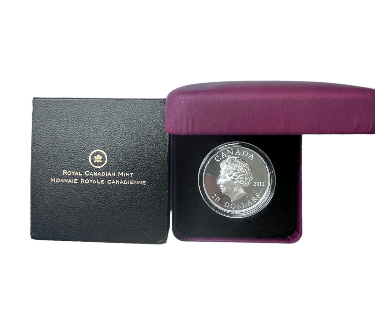 2012 20 Dollars Fine Silver Coin Queens Diamond Jubilee