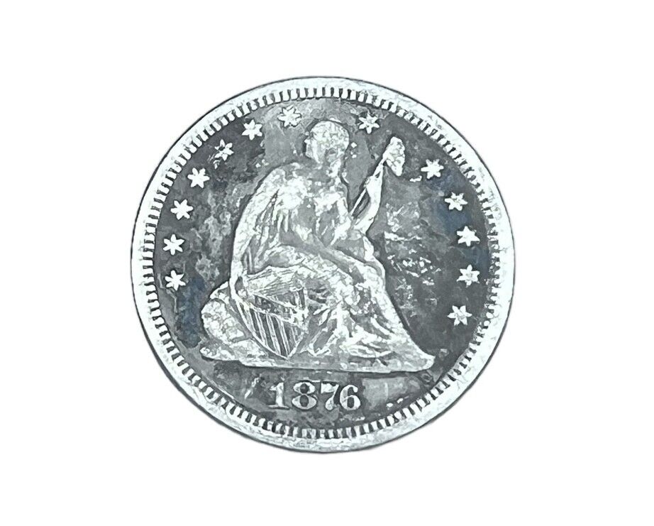 Carson City Silver 1876 Seated Liberty US Quarter