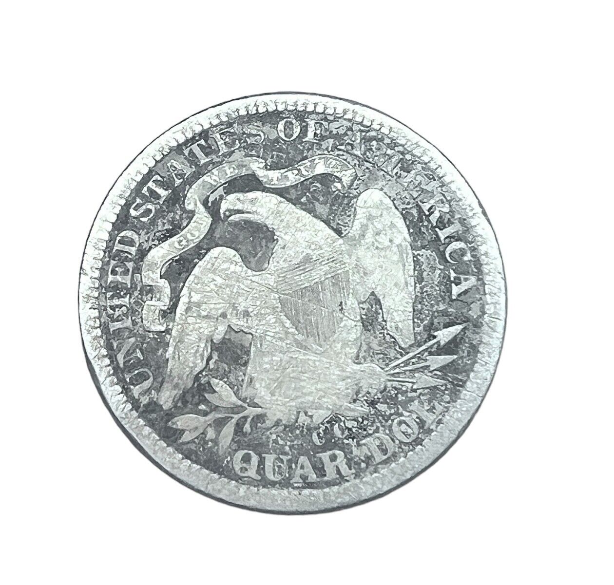 Carson City Silver 1876 Seated Liberty US Quarter