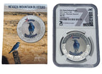 Nevada Mountain Bluebird MS70 US State Animal 1 Oz Silver Coin 5 Dollar