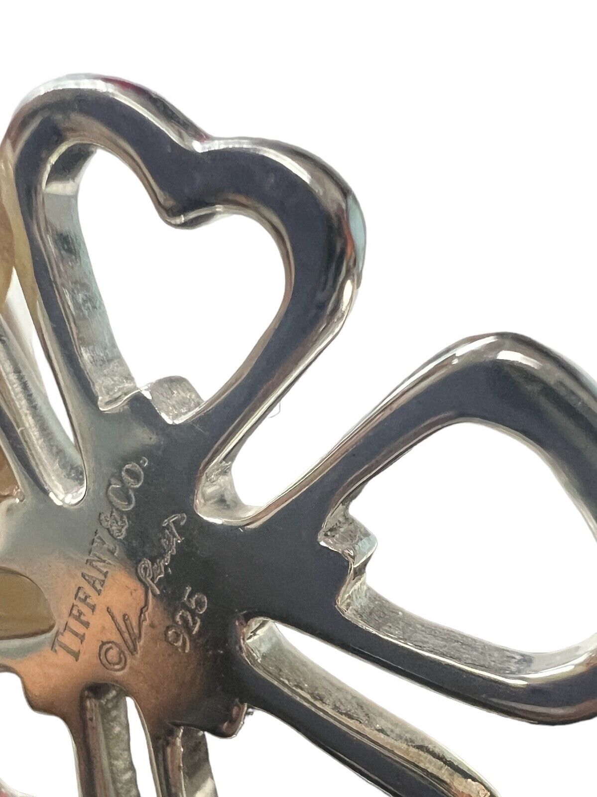 Tiffany & Co. Sterling Silver Flower Pendant signed Elsa Paretti