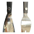 Allan Adler Sterling Ebony Town & Country 2 Tine Salad Set