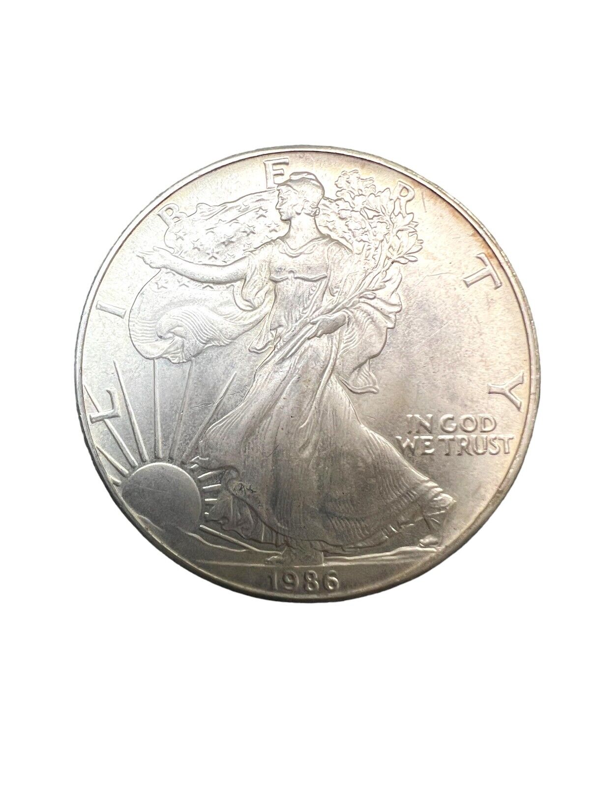 1986 American Silver Eagle 1oz Coin First Year .999 Fine