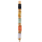 14k Gold Jade Multi Color Bracelet 45.3g