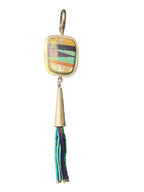 Southwestern Zuni Pendant with Colorful Bead Detail