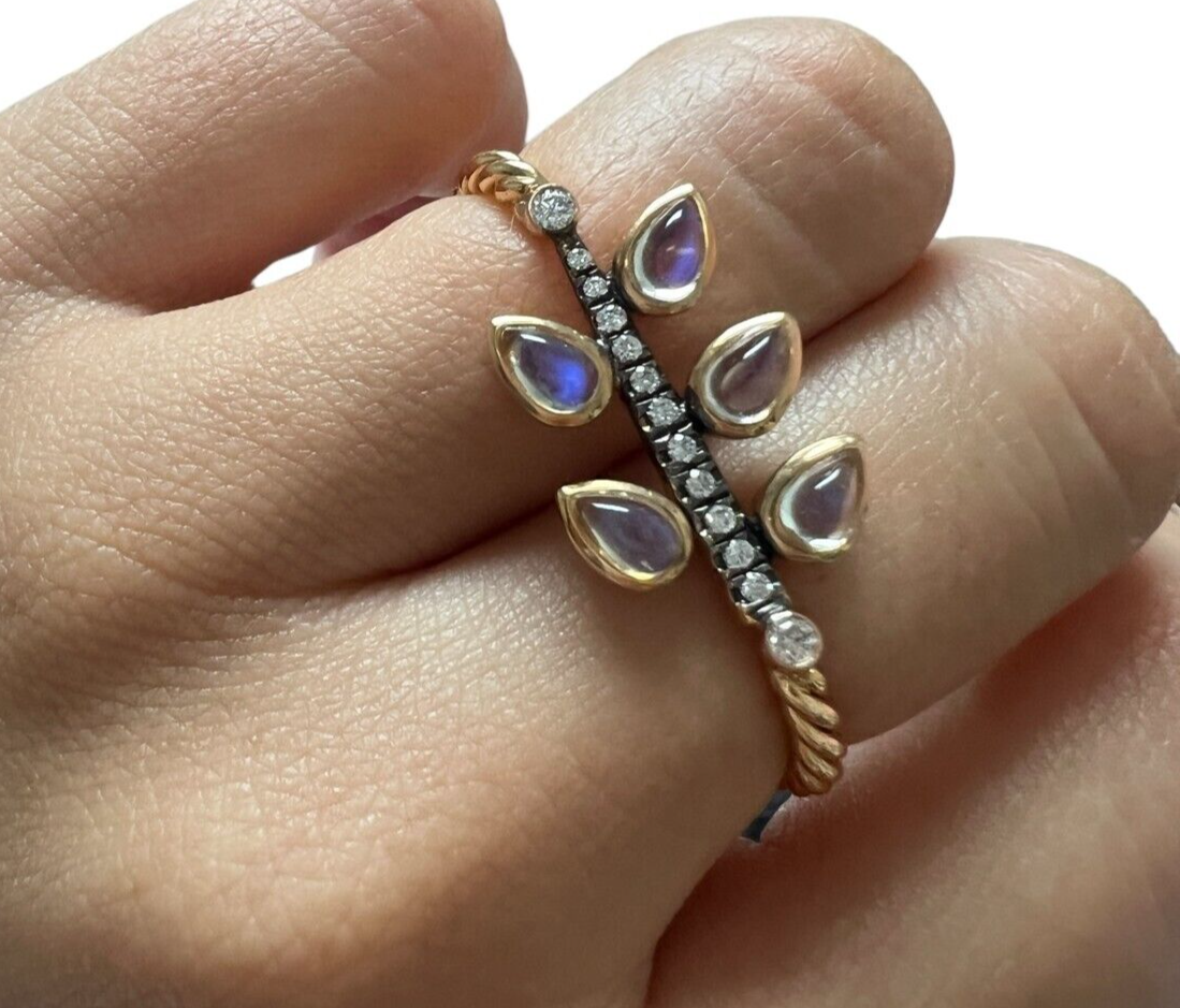 18kt Yellow Gold Waterway Ring