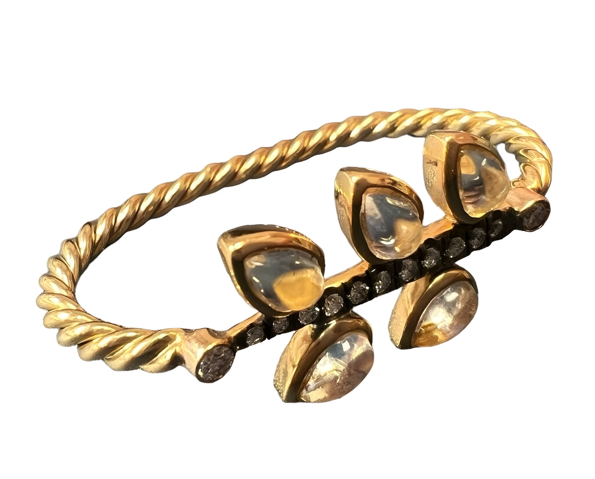 18kt Yellow Gold Waterway Ring