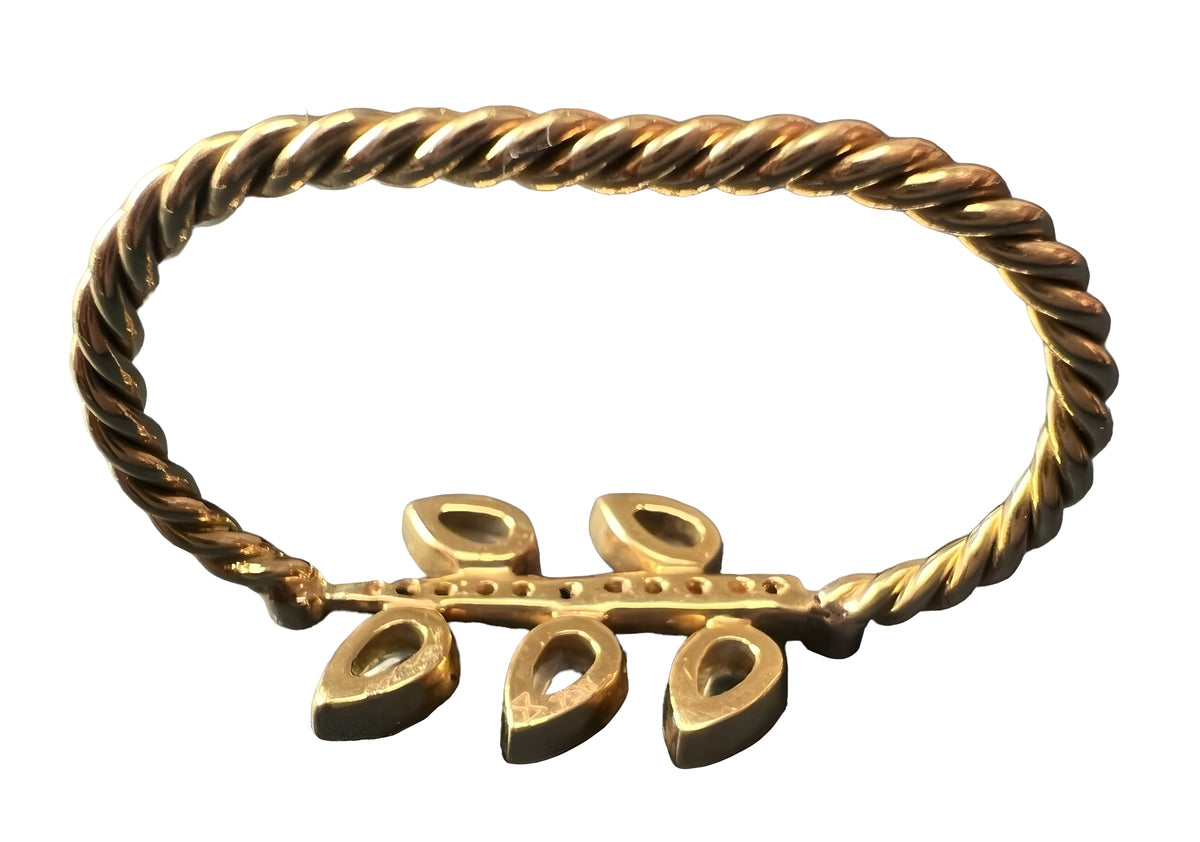 18kt Yellow Gold Waterway Ring