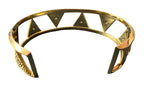Misahara 18kt Yellow Gold Gilded Cuff Bracelet with 0.20ctw of Diamonds