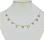 18kt Yellow Gold and Diamond Unity World We Necklace