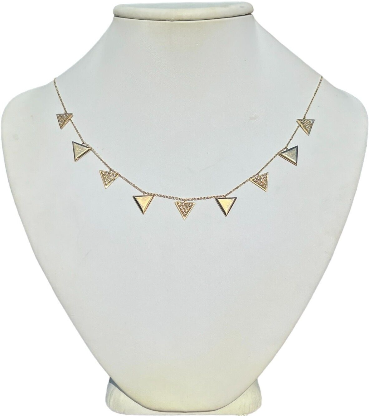 18kt Yellow Gold and Diamond Unity World We Necklace