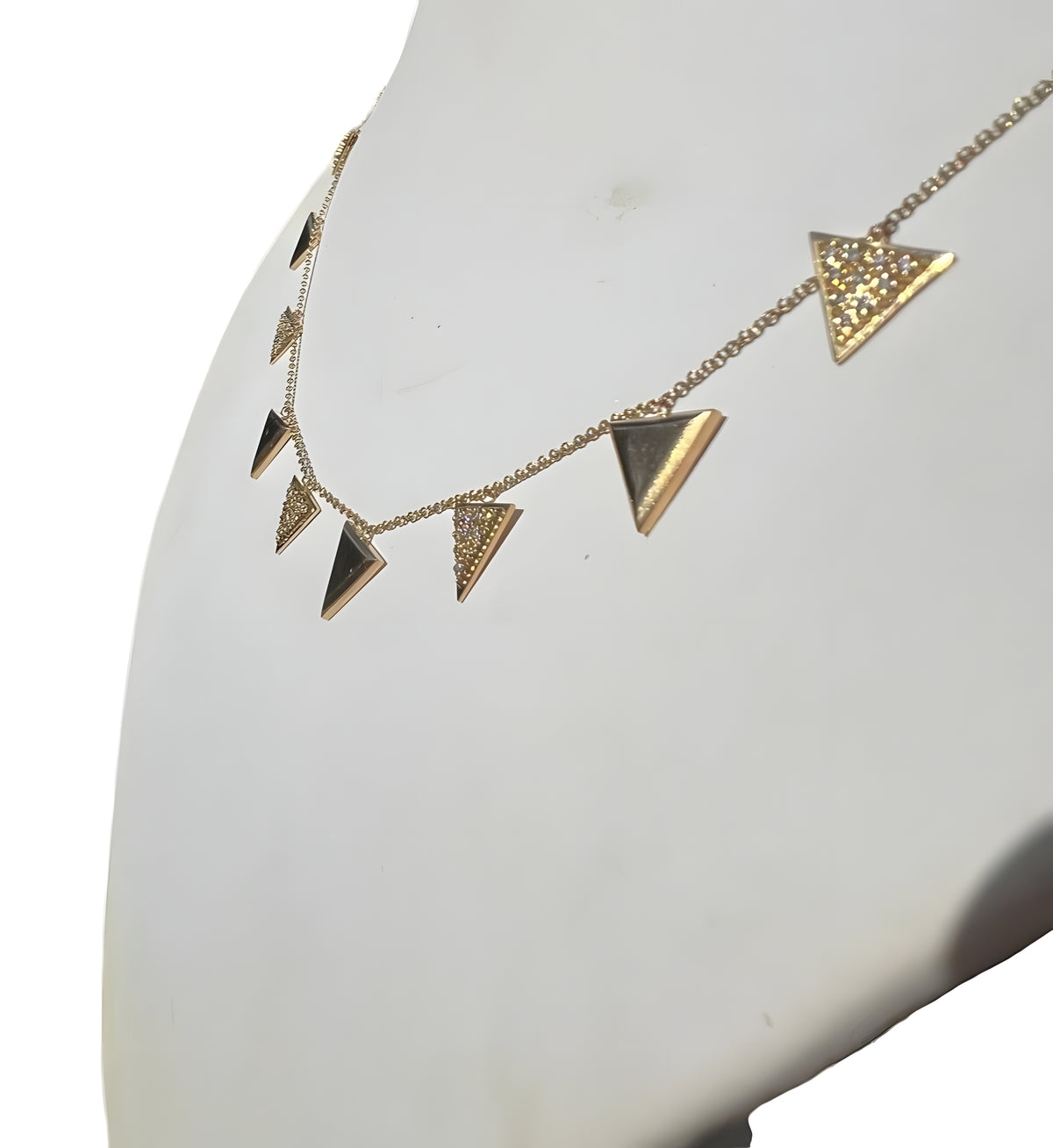 18kt Yellow Gold and Diamond Unity World We Necklace