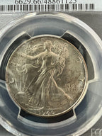 1946-S 50 Silver Walking Liberty Half Dollar PCGS MS66