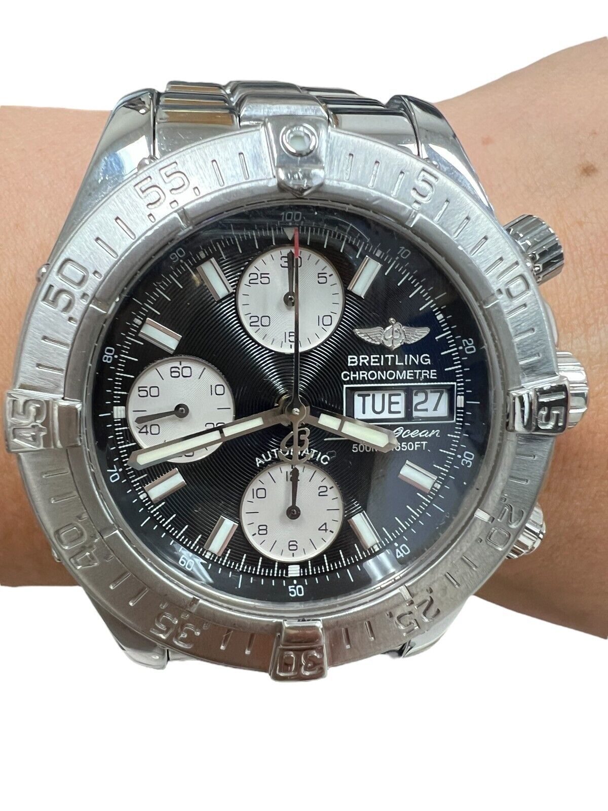 BREITLING Super Ocean Chronograph A13340 day-date Automatic Men's Watch