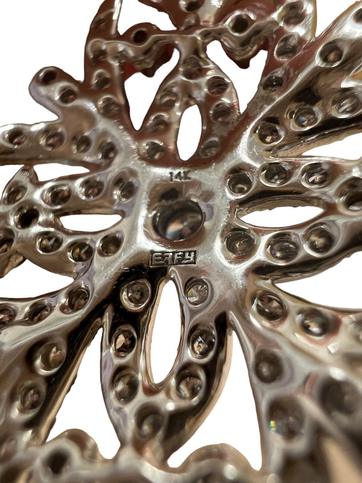 Effy 14kt White and Black Gold 2.70ctw Diamond Earrings