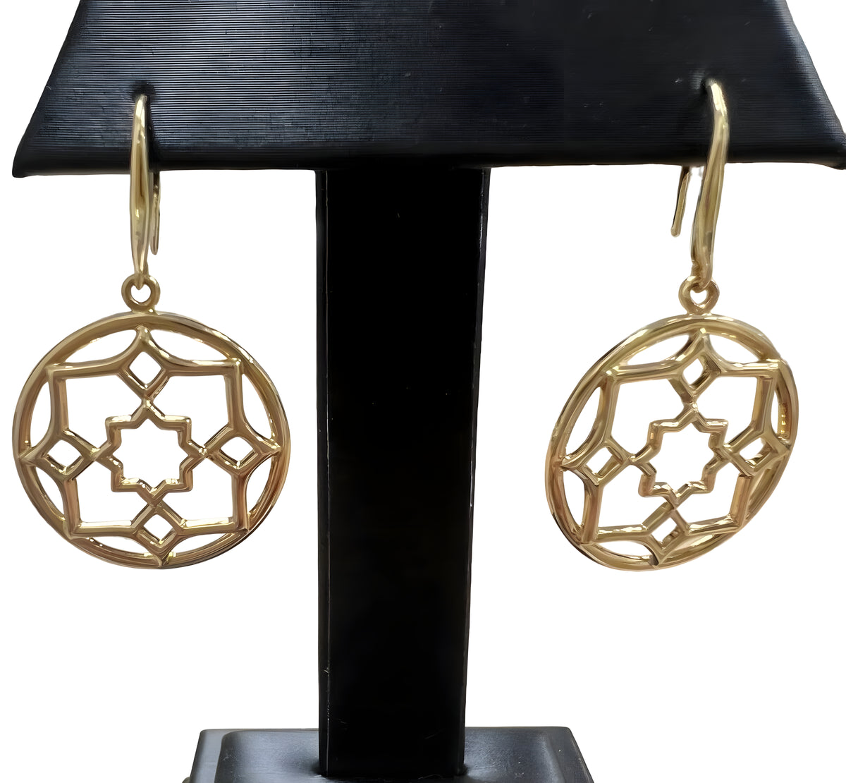Tiffany & Co 18kt Yellow Gold Paloma Picasso Zellige Drop Dangle Earrings