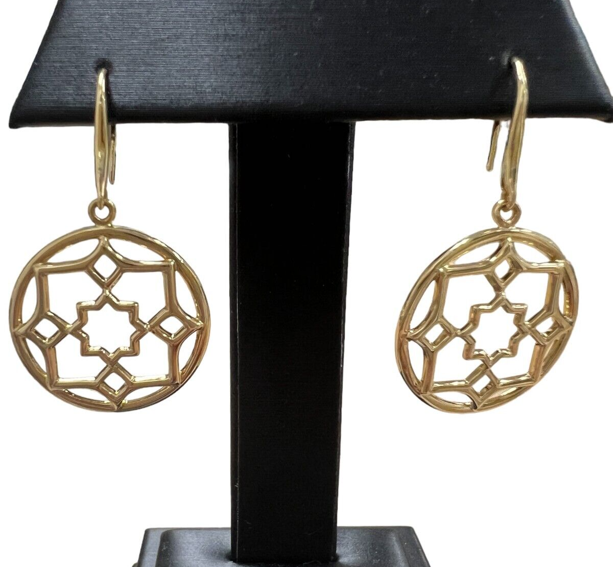 Tiffany & Co 18kt Yellow Gold Paloma Picasso Zellige Drop Dangle Earrings