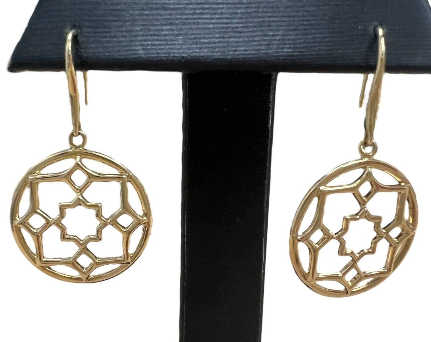 Tiffany & Co 18kt Yellow Gold Paloma Picasso Zellige Drop Dangle Earrings