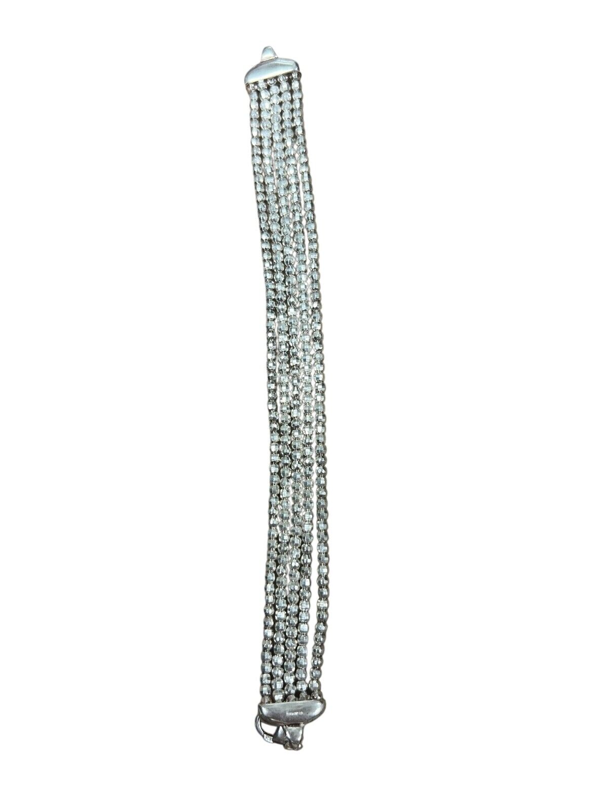 Sterling Silver Five Stranded