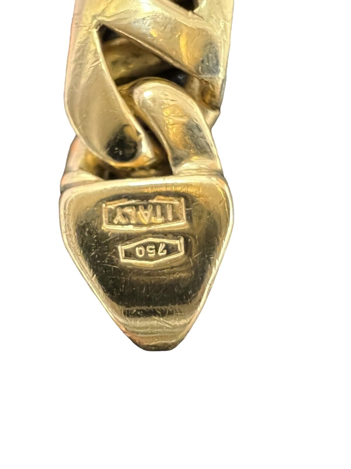 Tiffany and Co. 18kt 750 Yellow Gold Cuban Link Bracelet 8.5in 46.1gr