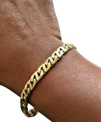 Tiffany and Co. 18kt 750 Yellow Gold Cuban Link Bracelet 8.5in 46.1gr