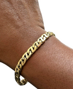 Tiffany and Co. 18kt 750 Yellow Gold Cuban Link Bracelet 8.5in 46.1gr