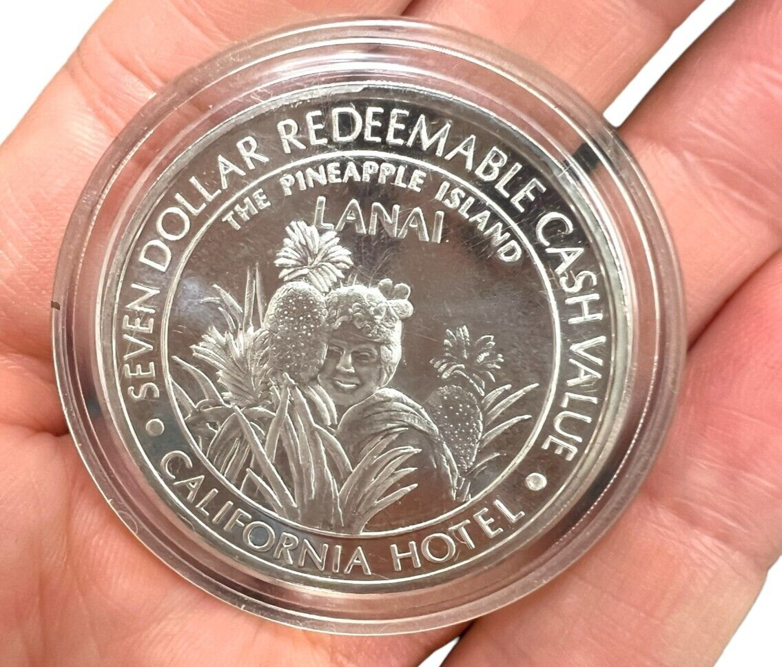 9.99 Silver Sam Boyd Gaming Tokens Lot of 5-Kauai, Hawaii, Molokai, Lanai & Oahu