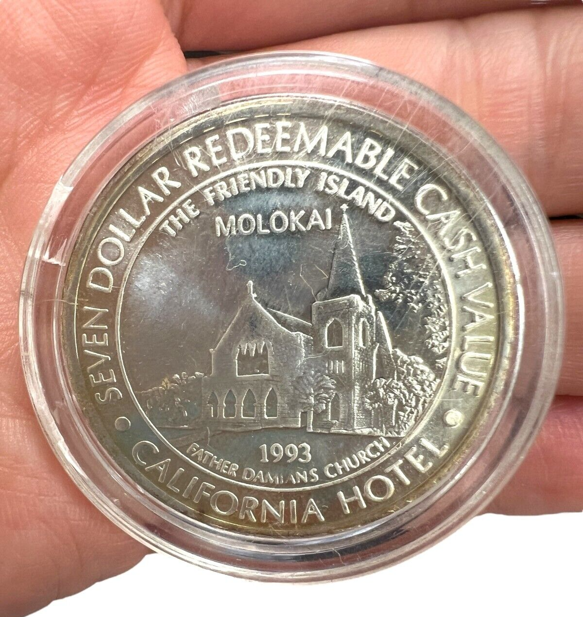 9.99 Silver Sam Boyd Gaming Tokens Lot of 5-Kauai, Hawaii, Molokai, Lanai & Oahu