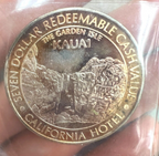 9.99 Silver Sam Boyd Gaming Tokens Lot of 5-Kauai, Hawaii, Molokai, Lanai & Oahu