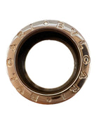 Bvlgari 18kt Rose Gold and Black Ceramic Ring