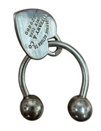 Tiffany And Co. Sterling Silver Horseshoe Key Ring Round Return To Tiffany 925