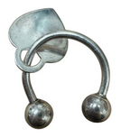 Tiffany And Co. Sterling Silver Horseshoe Key Ring Round Return To Tiffany 925