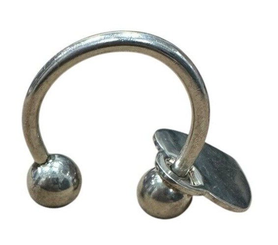 Tiffany And Co. Sterling Silver Horseshoe Key Ring Round Return To Tiffany 925