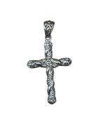 John Hardy 14k Gold and Sterling Silver Cross Pendant
