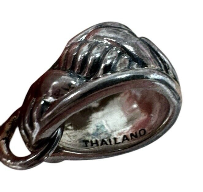 John Hardy 14k Gold and Sterling Silver Cross Pendant