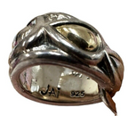 John Hardy 14k Gold and Sterling Silver Cross Pendant