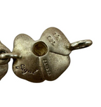 David Signal Multi Color Flower Bracelet And Earring Set