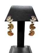 David Signal Multi Color Flower Bracelet And Earring Set