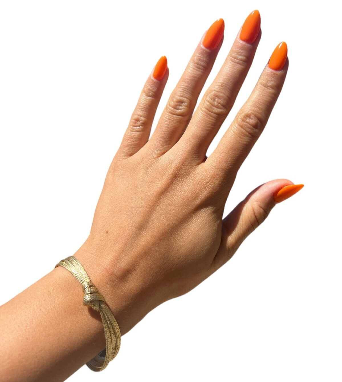 14kt Yellow Gold Triple-Mesh Bracelet 7.5in