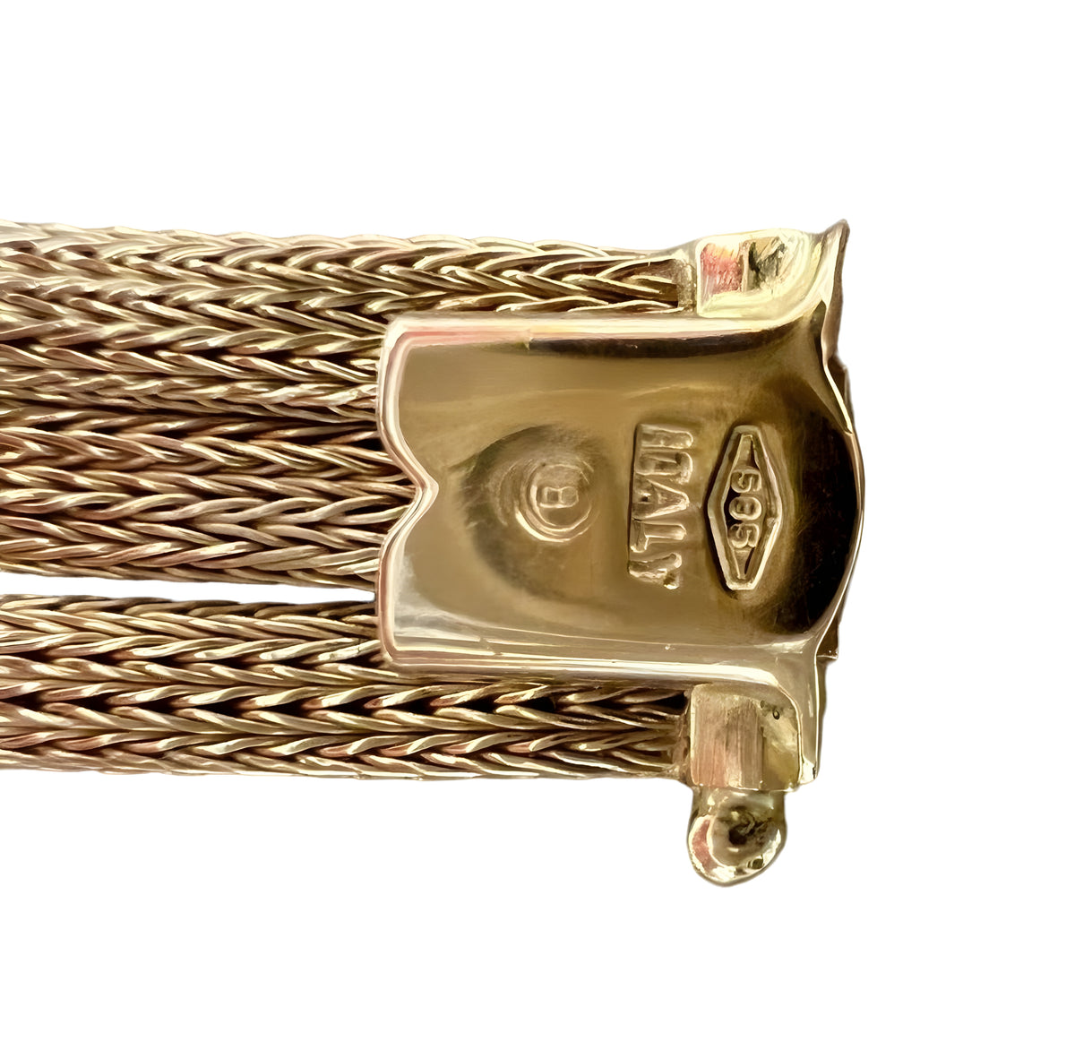 14kt Yellow Gold Triple-Mesh Bracelet 7.5in