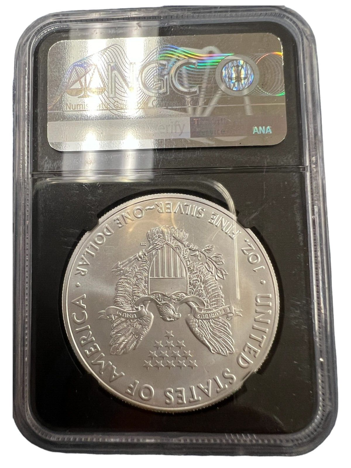 2018 Silver Eagle NGC MS 70 First Day of Issue Joel Iskowitz Hand Signed