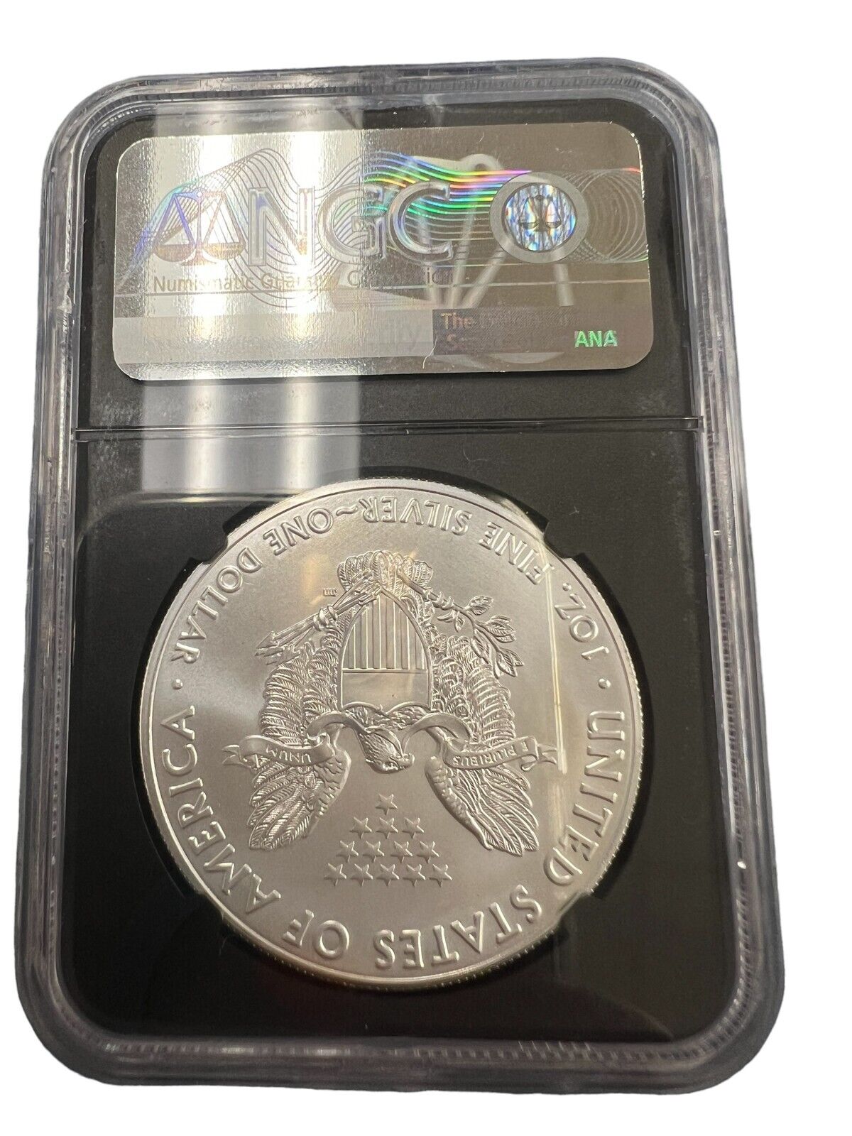 2018 Silver Eagle NGC MS 70 First Day of Issue Joel Iskowitz Hand Signed