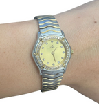 Ebel Sport Classic Ladies Watch 23mm Steel/18kt Gold and Diamonds 1057902