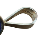 Sterling Silver and Multicolor Bead Necklace Pendent